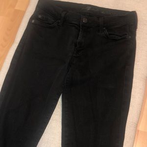 Black 7 for all mankind jeans